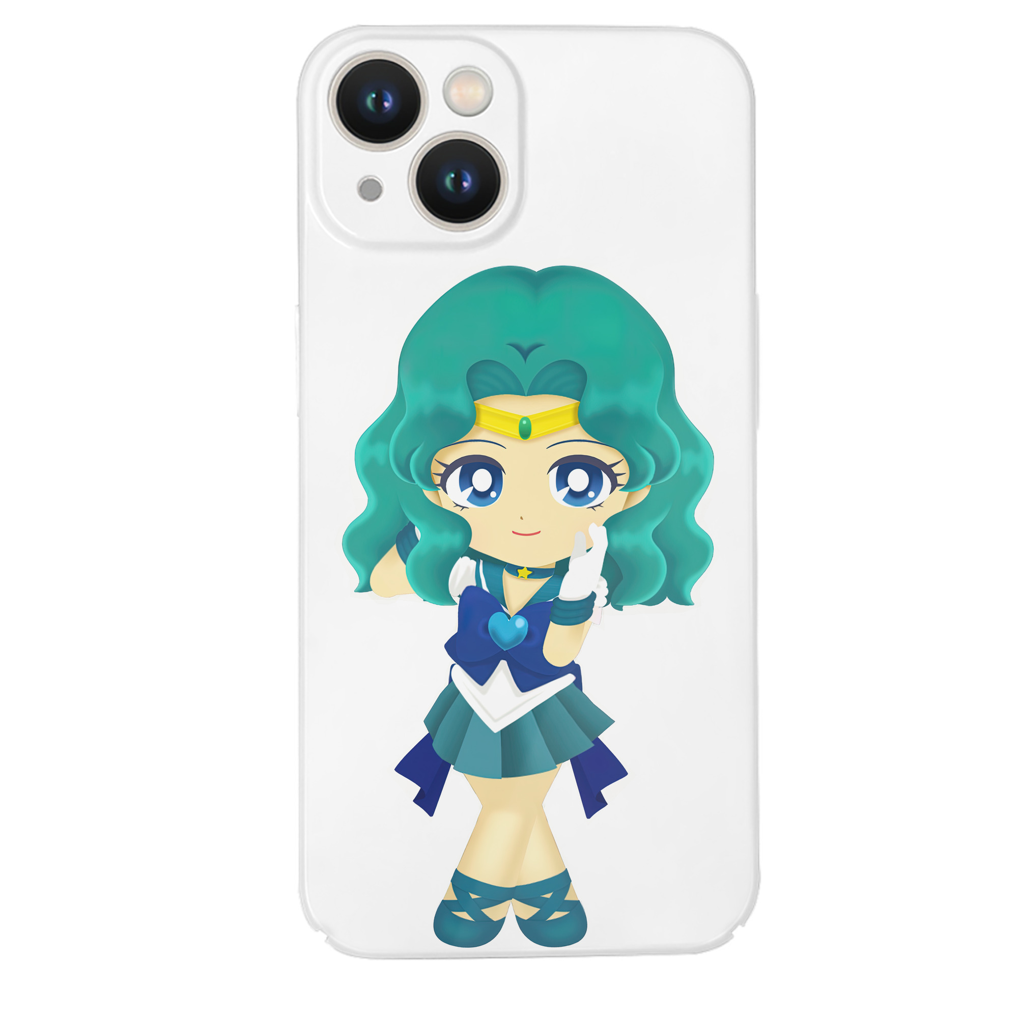 （画像用） 美少女戦士セーラームーン 海王 みちる（かいおう みちる） Sailor Moon Kaiou Michiru 【iPhone 14シリーズ対応】ハードケース